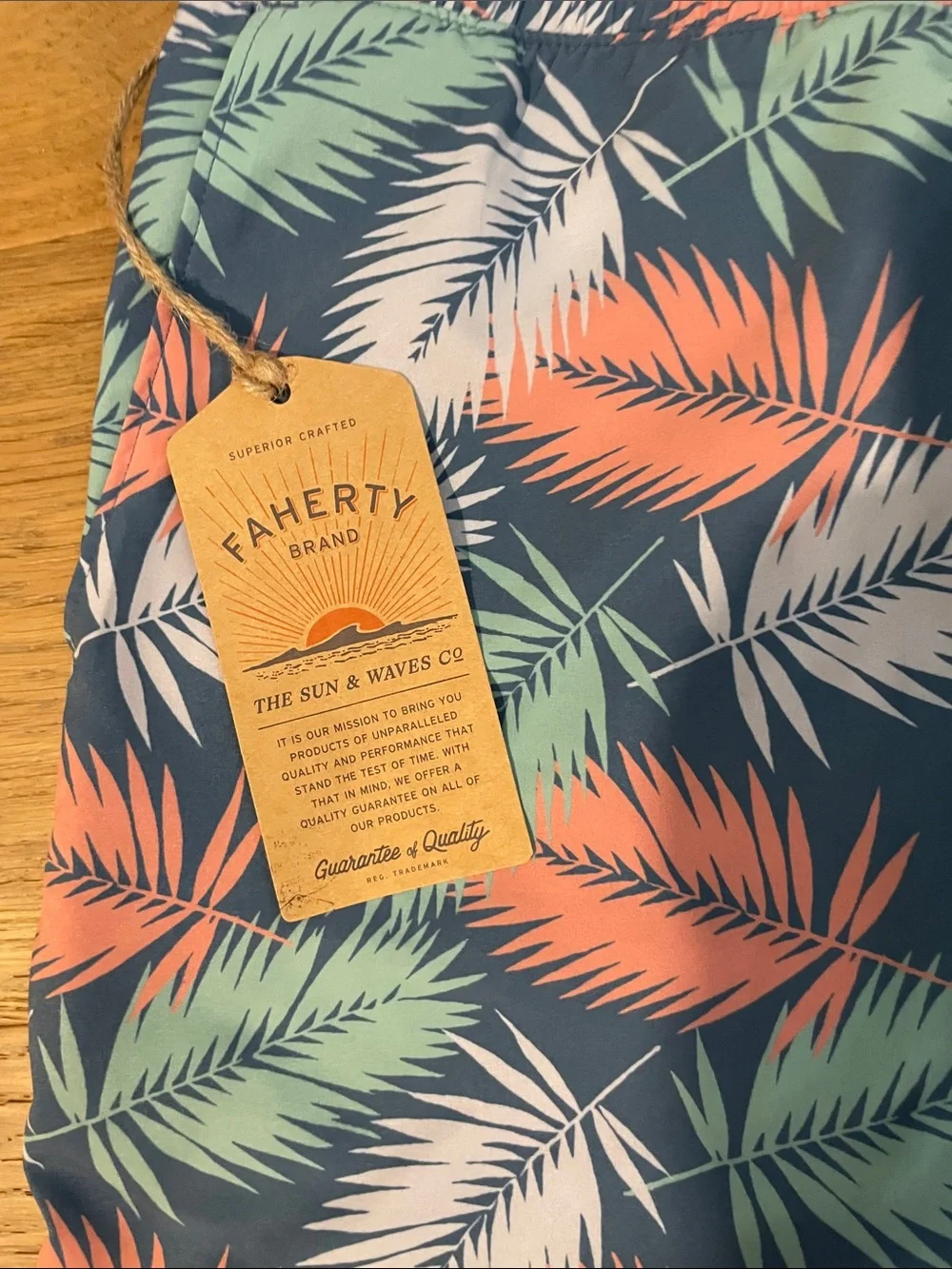FAHERTY Shorelite Swim Trunk Size XXL, NWT